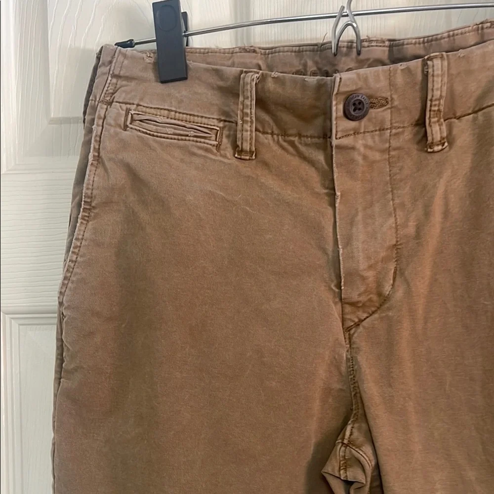 American Eagle Outfitters Tan Slim Flex Chinos Classic Straight-Leg 29 X 32 - Picture 5 of 13